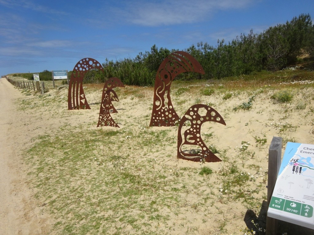 Port d'Abret : de la forêt à la plage